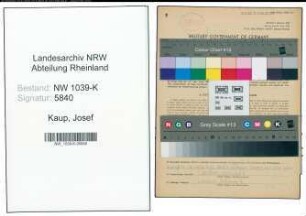 Entnazifizierung Josef Kaup , geb. 15.12.1913 (Schulhelfer)