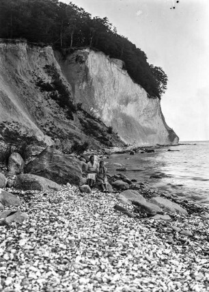 Kreidefelsen : Blick auf die Kreidefelsen der Insel Rügen