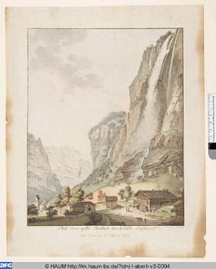 Staubbach-Wasserfall bei Lauterbrunnen
