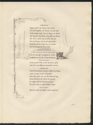 Mephistopheles im Souffleurloch