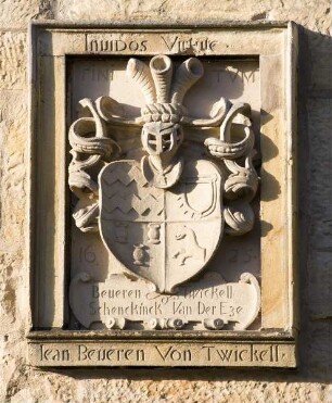 Allianzwappen der Familien Schencking, Bevern, Twickel und van der Eze