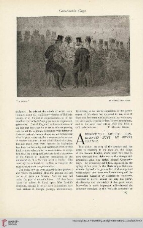 25.1905 =Nr. 98: A forgotten artist - Constantin Guys
