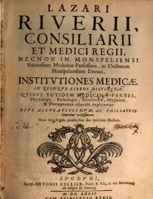 Institutiones medicae