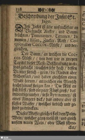 Beschreibung der Insul St. Jago