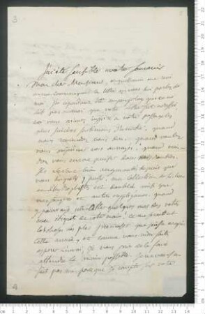 Brief von Jean-Baptiste Geneviève Marcellin Bory de Saint-Vincent an Adelbert von Chamisso