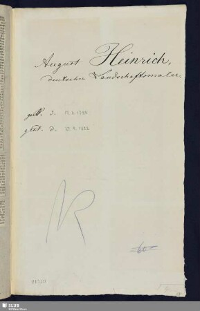 49a-49d. Heinrich, August