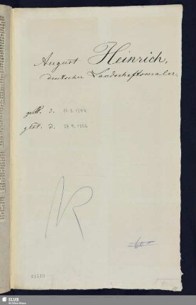 49a-49d. Heinrich, August