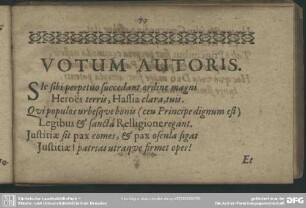 Votum Autoris