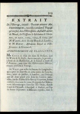 Extrait De l'Ouvrage ...