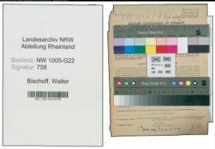 Entnazifizierung Walter Bischoff , geb. 31.03.1895 (Vorstandsmitglied)