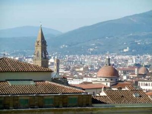 Florenz: Stadtansicht vom Boboli-Garten (Giardino di Boboli)
