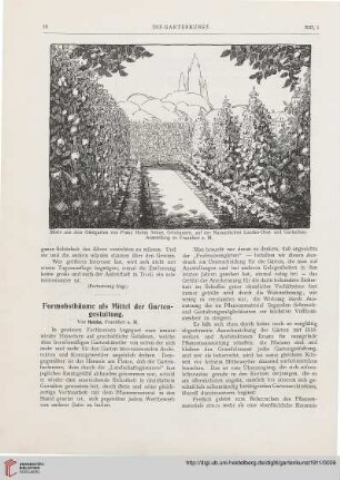 13: Formobstbäume als Mittel der Gartengestaltung