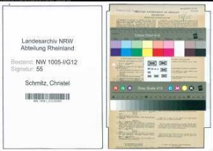 Entnazifizierung Christel Schmitz , geb. 25.12.1919 (Postangestellte)