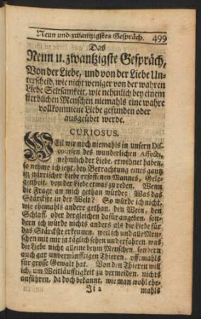 Das Neun u. zwantzigste Gespräch