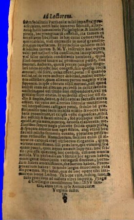 Promptuarium Catholicae Devotionis Selectissimas Orandi formulas continens : Ex Optimis quibusq[ue] Auctoribus Sacris congestum