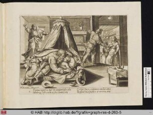 Elischa erweckt den Sohn der Sunamitin wieder zum Leben (2. Kön. 4,34).