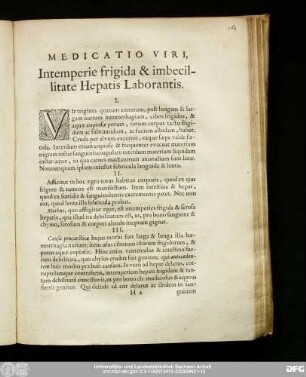 Medicatio Viri, Intemperie frigida & imbecillitate Hepatis Laborantis.