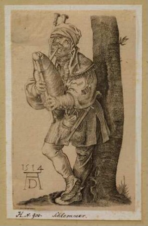 Der Dudelsackpfeifer