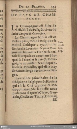 Du Pais De Champagne