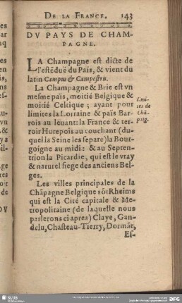 Du Pais De Champagne