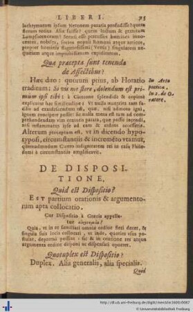 De Dispositione