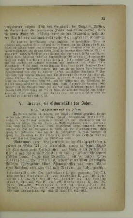 V. Arabien, die Geburtsstätte des Islam