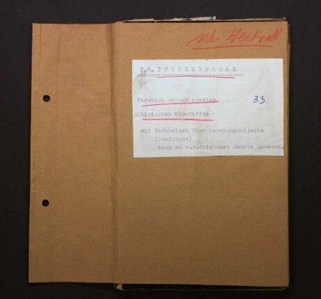 Tagebuch der zweiten sibirischen Expedition