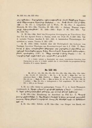 162-172, Ma XIII 102 bis Ma XIII 103