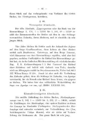 § 45. Einundvierzigster Abschnitt. - § 54. Fünfzigster Abschnitt.