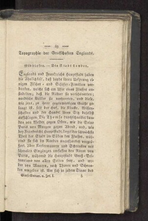 Middlesex. - Die Stadt London.