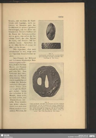 Tsuba aus Kupfer