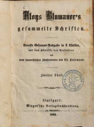Aloys Blumauer's gesammelte Werke, 2