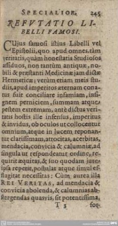 REFUTATIO LIBELLI FAMOSI.