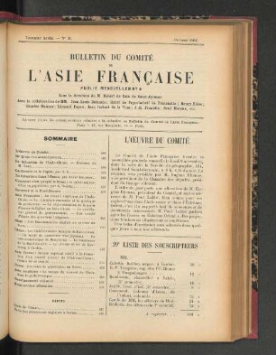 Nr. 31. Octobre 1903.