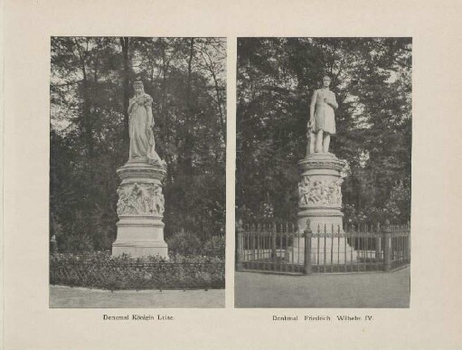 Denkmal Königin Luise ; Denkmal Friedrich Wilhelm IV.