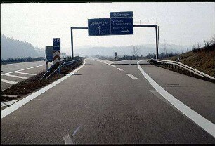 Einfahrt in Tangente (Stuttgart Richtung Villingen-Schwenningen)