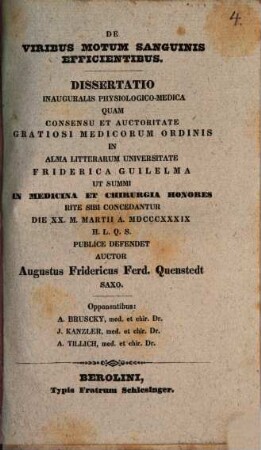 De viribus motum sanguinis efficientibus : Diss. inaug. physiol. med.