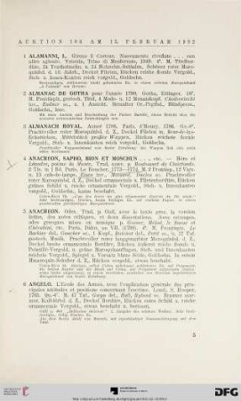 I. Französische illustrierte Bücher des 18. Jahrhunderts (Nr. 1-298)