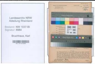 Entnazifizierung Karl Bruchhaus , geb. 26.02.1903 (Staatsanwalt)