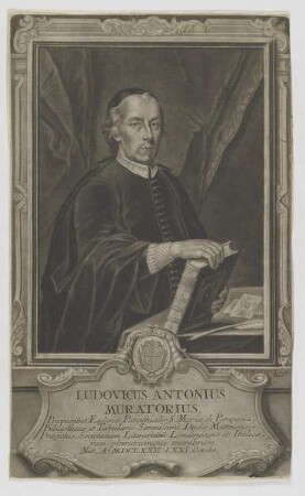 Bildnis des Ludovicus Antonius Muratorius