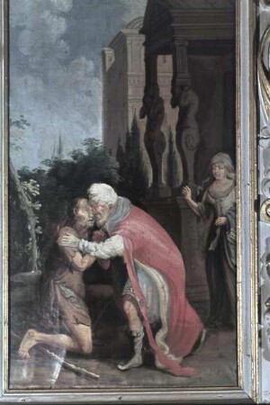 Typologische Darstellung von Szenen des Neuen Testaments — Der verlorene Sohn