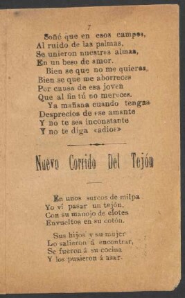 Nuevo Corrido del Tejón.