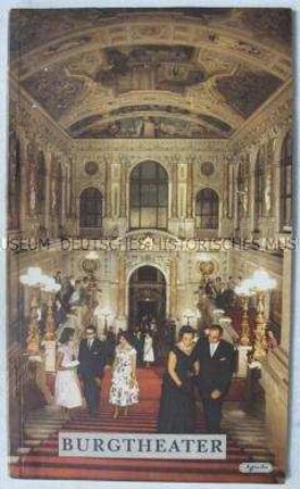 Werbe- und Informationsschrift des Wiener Burgtheaters