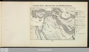 Vorderer Orient: Übersicht über die Oberflächenformen.