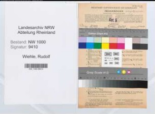 Entnazifizierung Rudolf Wiehle, geb. 01.07.1906 (Bauingenieur)