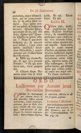 86-87, Ordo Lectionum per Annum juxta ...
