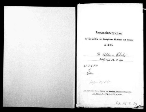 Scholz, Wilhelm von - Schriftsteller 1926 - Oktober - 27