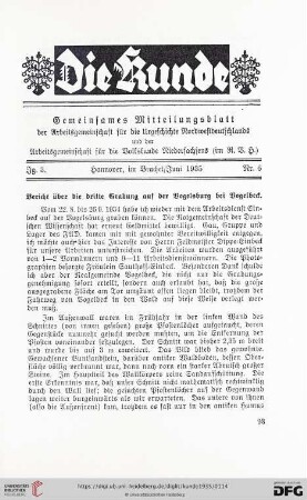 3: Bericht über die dritte Grabung auf der Vogelsburg bei Vogelbeck