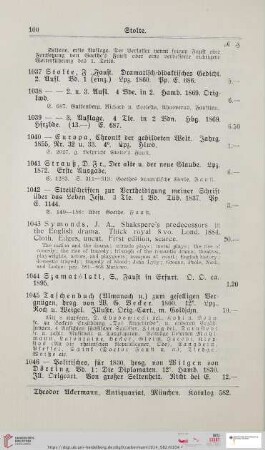 Stolte (Nr. 1037 - 1046)