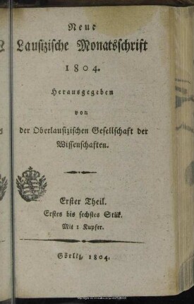1804,1/6: Neue lausizische Monatsschrift